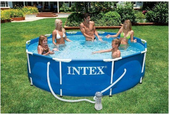 Intex 28202GN - Opzetzwembad - Rond - Blauw - 305 cm