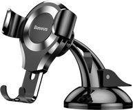 Baseus Gravity Dashboard Universele Verstelbare Telefoonhouder Zilver