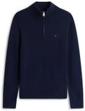 Tommy Hilfiger Pull en laine pour homme bleu foncé M