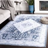 Safavieh Bohemian Indoor Hand Tufted Abstract Collection, ABT340, in Ivory / Charcoal, 60 X 91 cm