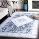 Safavieh Bohemian Indoor Hand Tufted Abstract Collection, ABT340, in Ivory / Charcoal, 60 X 91 cm