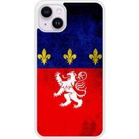 iPhone 15 Plus Drapeau Lyon Bedrukt Siliconen Hoesje