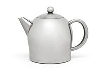Bredemeijer - Dubbelwandige theepot Minuet Santhee - 1 liter - RVS - Mat