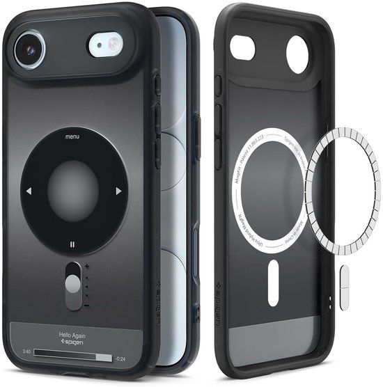 Spigen Ultra Hybrid MagFit - Hoesje Geschikt voor iPhone Air - Compatibel met MagSafe - Back Cover Classic Zwart