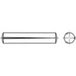 TOOLCRAFT 136005 Gekerfde conische pen (Ø x l) 8 mm x 12 mm Staal 100 stuk(s)
