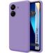 Tumundosmartphone Ultra zachte vloeibare siliconen hoes voor Xiaomi Redmi 13C, paars