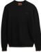 Superdry ESSENTIAL SLIM FIT CREW JUMPER Heren Trui - Zwart - Maat L