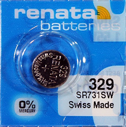 Renata / Swatch Group - knoopcel zilveroxide 329 RENATA 1,55V 37mAh - blister(s) x 1