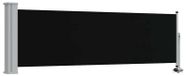 Zijmarkies - Uitschuifbare privacywand 80 x 300 cm - Waterdicht - UV-bestendig - Polyester met Polyurethaancoating - Zwart