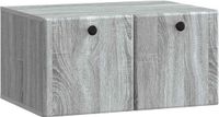 vidaXL Wandmontage TV-kast 59,5 x 41 x 30 cm Grijs Sonoma Bewerkt hout