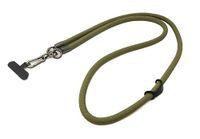 System-S Schouderband, extra dik, voor smartphone hoes van nylon in groen