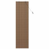 vidaXL Rolgordijn Bruin 60 x 220 cm Bamboe