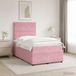 Maison Exclusive - Lit boxspring LED avec matelas Rosa 120 x 190 cm, velours
