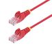 StarTech.com 7m Dunne CAT6 Ethernet Kabel, Rood, Snagless, 100W PoE, UTP, LSZH, 28AWG