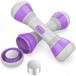Verk 14316 Poids de fitness, 2 pièces de 2 kg, violet