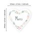 Avery - 140 Thank You Heart Stickers - 37 x 37 mm - Recycled Paper - Floral Wreath - 4 Sheets A4