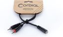 Cordial EY 0.3 YCC Y-Adapterkabel 0,3 m - Insert kabel