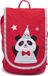 Eurekakids Sac à dos Panda - Sac à dos pour Enfants - 100% Coton - Rouge - Bambin / Jeune enfant