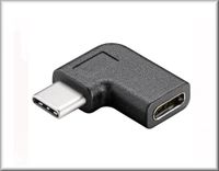 PremiumCord Adapter USB 3.1 connector C/male - C/female Right angled 90°