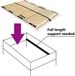 vidaXL Lattenbodem - 120x200 cm - 28 latten - 7 zones - Hout - Bruin