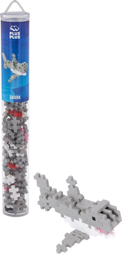 Plus-Plus Tube haai 100 delige bouwset