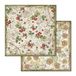 STAMPERIA SBB658 Dubbelzijdig papier Undergrowth, meerkleurig, 31,5 cm x 30,5 cm