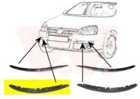 Van Wezel - BUMPERLIJST VOOR VW GOLF V VARIANT 2006-2009 1K0853964