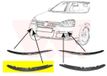 Van Wezel - BUMPERLIJST VOOR VW GOLF V VARIANT 2006-2009 1K0853964