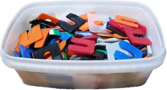 GB Uitvulplaatjes - Assortiment Doos 200 Stuks - Kunststof - Gemengd