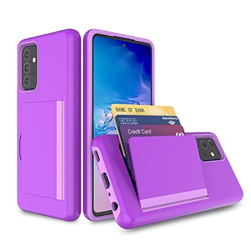 Liujunh Panda Liujunh Business Case Voor Samsung Galaxy A72 A52 S21 Ultra S20 FE 5G Snoep Kleur Flip Armor Cover Voor Samsung A12 A 52 72, paars, voor Galaxy S20 FE 4G