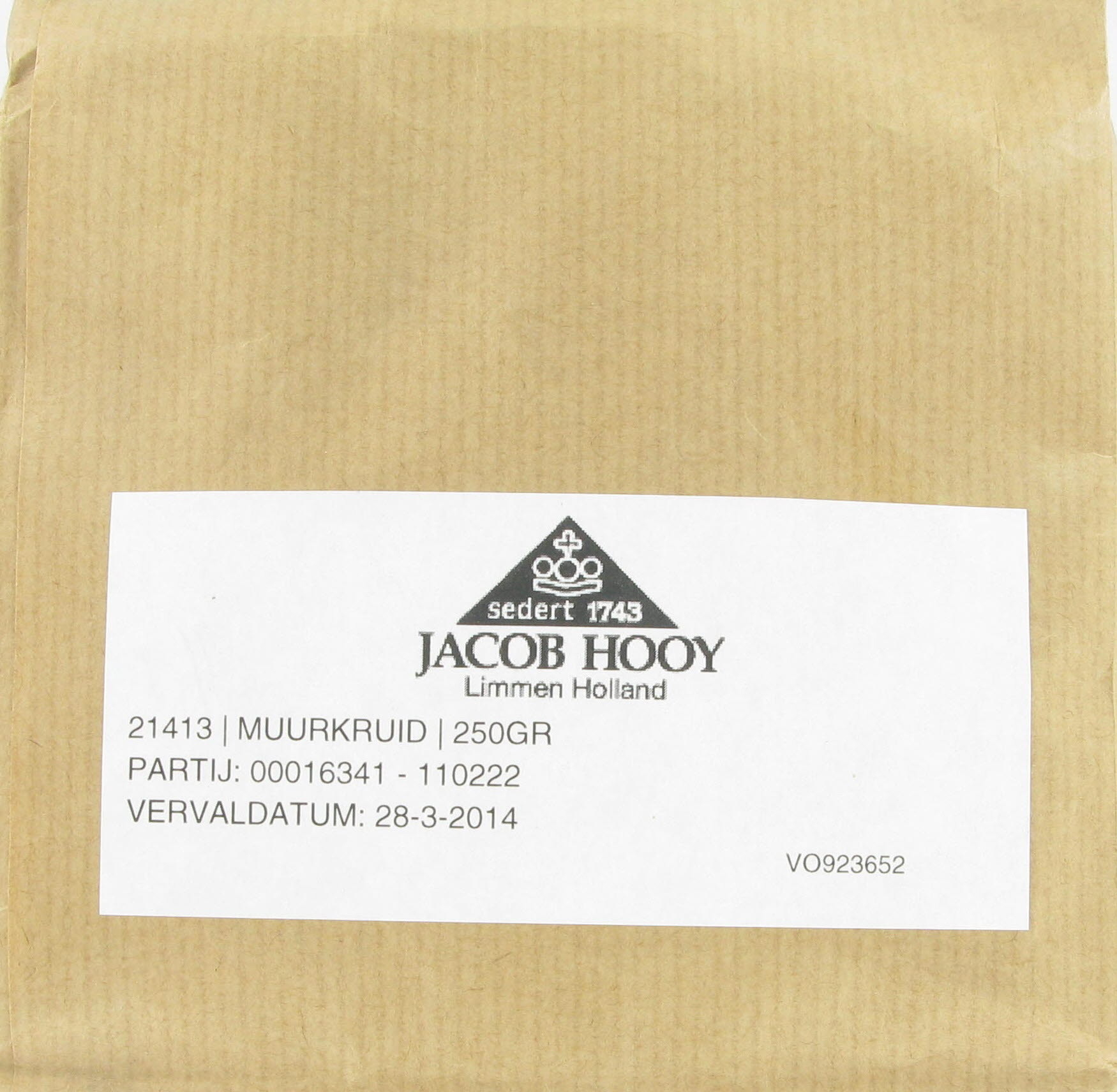 Jacob Hooy Muurkruid 250gr