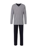 Tom Tailor Pyjamaset van katoen - Maat XXL - blue-dark-horizontal stripe
