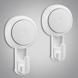 Merkloos Zuignap Haak 2 Pack – Sterke Zuignappen zonder Boren – Herbruikbaar – Tot 5 kg – Waterbestendig – Wit