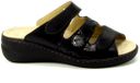 Solidus Spezial 21154-01047 Zwart Leer Wijdte H Slippers
