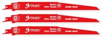 Lot de 3 lames de scie circulaire pour bois et métal
