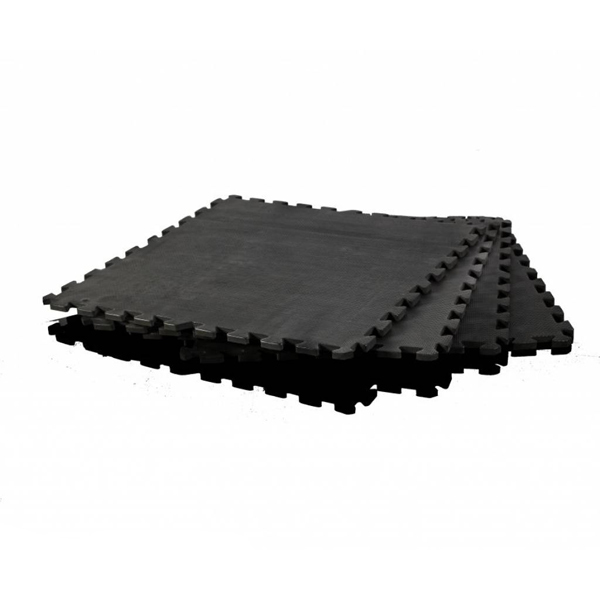 Focus Fitness Floor Guards / Puzzelmat - 120 x 120 cm - Zwart