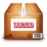 Tekox Telux lichtkast met 4 klemmen, 2 zekeringen