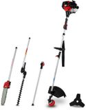 Merkloos EBERTH Motorzeis 4-in-1 Grastrimmer Multitool met Draagriem - 52cc Benzinemotor