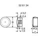 PB Fastener 430 2604 Blindstop Plaatdikte (max.) 6.4 mm Plastique Blanc 1 pièce(s)