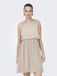 ONLY - ONLSTINNA LIFE SL DETAIL DRESS WVN - Dames - Mini jurken - XS - Pumice Stone