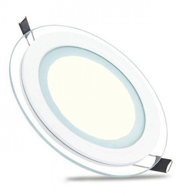 BES LED LED Downlight Slim - Inbouw Rond 15W - Natuurlijk Wit 4200K - Mat Wit Glas - Ã˜200mm