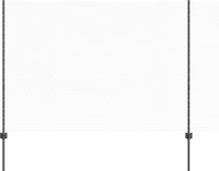 vidaXL Hexagonale omheining met palen, 25 x 1,6 m, PVC-coating op staal, Grijs