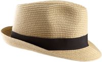 K-up Panama Hoed KP068 Naturel 59 cm
