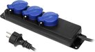 Orno Heavy-duty stekkerdoos voor buiten - 3-voudig - IP44 spatwaterdicht - 5 meter