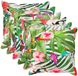 vidaXL Housse de coussin - 6 pièces - Bois - Multicolore - 80 x 80 cm - Polyester