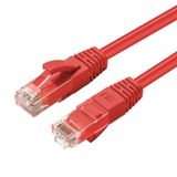 Microconnect MC-UTP6A03R netwerkkabel Rood 3 m Cat6a U/UTP (UTP) Rond