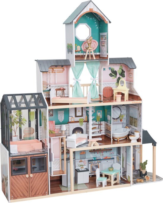 KidKraft - Celeste Mansion Poppenhuis - Met EZ Kraft Assembly