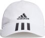 Adidas AeroReady 3-Stripes Pet Unisex - One Size - Wit/Zwart