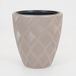 VITA bloempot Flow 40 taupe