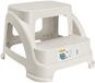 Solutions de rangement Marchepied - 2 marches - blanc - plastique